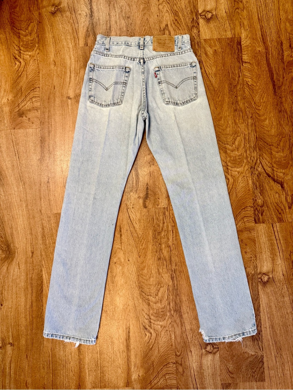 2000 Vintage 505 Regular Fit Straight Leg Faded Denim Jeans. Paper Tag. 28 x 32
